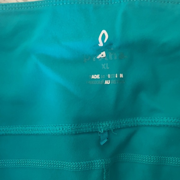 Prana teal leggings with cute side details - Picture 4 of 4